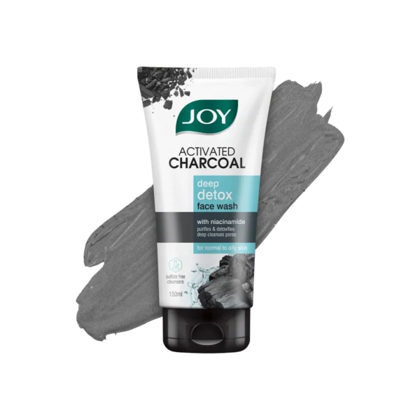 Joy Activated Charcoal Skin Purifying & Deep Detox Facewash - 150 Ml