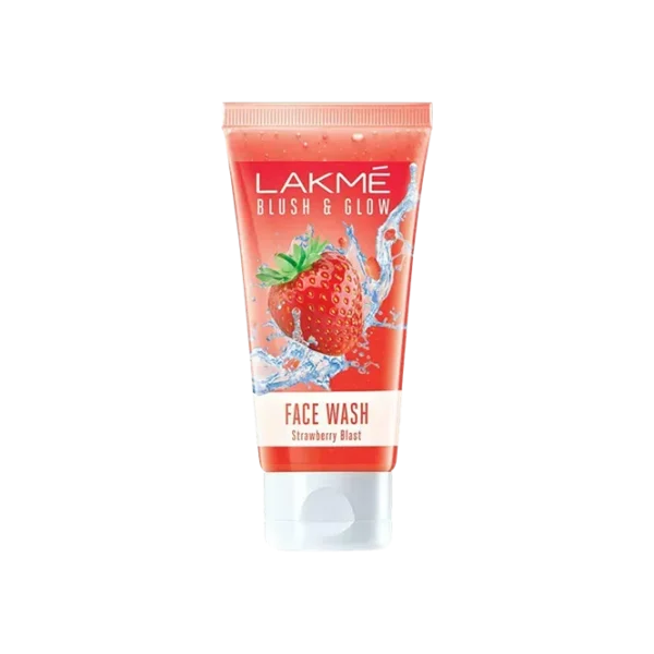 Lakme Blush & Glow Strawberry Facewash - 100 Gm