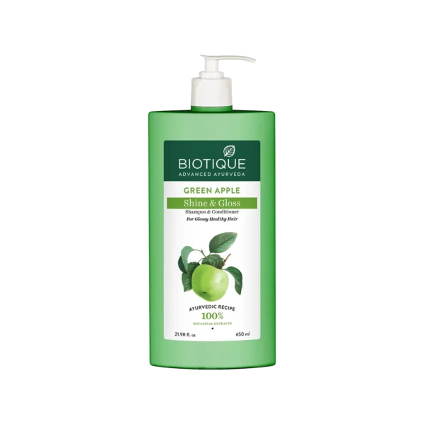 Biotique Bio Green Apple Shampoo & Conditioner - 650 Ml
