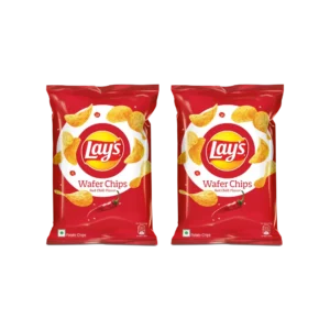Lay’s Wafer Style – Red Chilli Potato Chips – Pack of 2 (23g × 2)