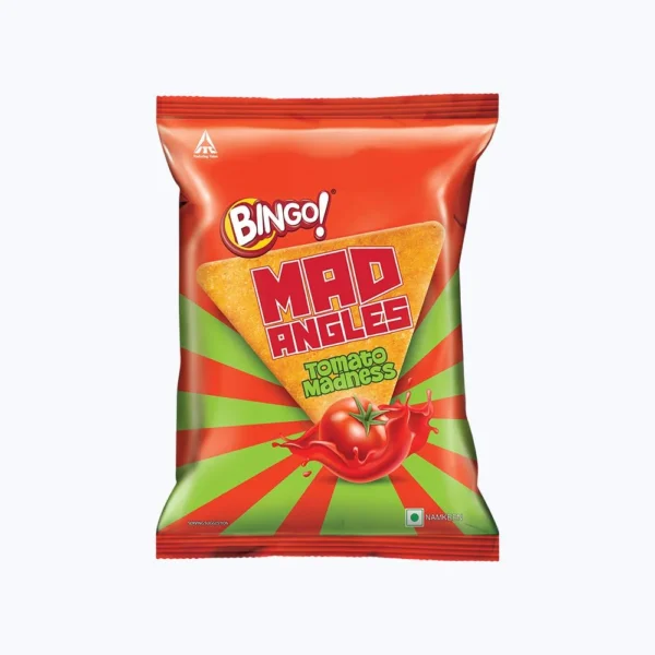 Bingo Mad Angles Tomato Madness Crisps – 60g