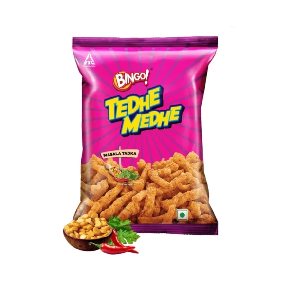 Bingo Tedhe Medhe Masala Tadka Crisps